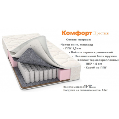 Матрас Комфорт ''Престиж''  12 см